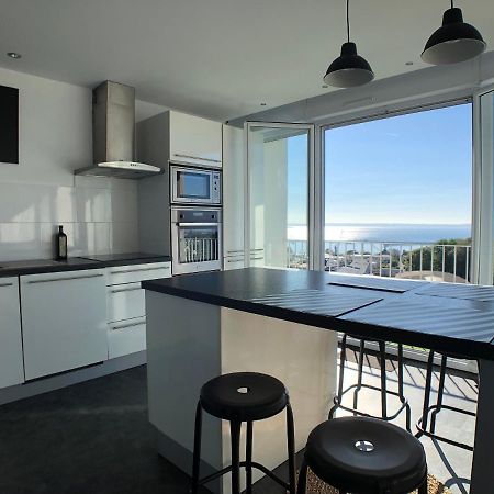 Superbe Appartement Avec Une Vue Mer Panoramique Brest Esterno foto